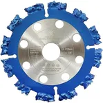 Carbide Multi Wheel 125mm - BRSCHNITT Tungsten Carbide Cut Off Wheel Arbor 22.23/15.875MM for Trunk,Root,Wood,Hard Rubber,Plastic