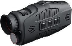 Night Vision Goggles,1080P Infrared Digital Night Vision Monocular, 5X Digital Zoom 300m Full Dark Viewing Distance, HD Photos & Videos, for Hunting,Camping,Travel