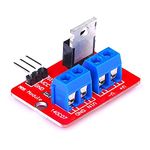 Robocraze IRF520 Mosfet Driver Power MOS PWM Dimming LED Module For Arduino MCU ARM Raspberry Pi | IRF520 MOSFET MOS Driver Module| Color: Red- (Pack of 1)