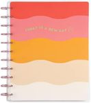 Happy Planner Disc-Bound School Planner, 12-Month Daily and Monthly July 2023–June 2024 Planner Calendar, Vertical Layout with Lines, Super Happy Theme, Big Size, 27.94 x 21.59 cm (8 1/2" x 11")