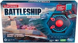 Hasbro Electronic Battleship Reloaded Board Game | Naval Combat Strategy Game with Sounds, Lights, Special At-tacks | Ages 8 and Up | 1-2 Players | Kids Games