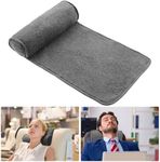 Weysat Neck Pillow for Recliner Head Pillow Adjustable Plush Pillow Neck Roll Non Slip Fleece Couch Neck Head Support Pillow for Travel Home Recliner Sofa Armchair(Dark Gray)