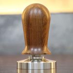 Calibrated Tamper with Wooden Handle with (58mm) SS Base (Caffé Birraio)