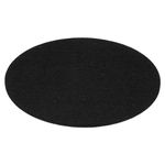 PATIKIL 10.2" Diameter Adhesive Non-Slip Backed Felt, 5mm Thickness Round Lamp Base Anti-Slip Mat Anti-Scratch Pad for Lamp Bases, Black