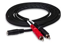 Hosa CFR-210 Y Cable Black