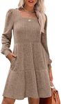 SAMPEEL Sweater Dress for Women Kne