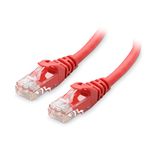 Cable Matters 10Gbps Snagless Short Cat 6 Ethernet Cable - 1ft, Cat 6 Cable, Cat6 Cord, Ethernet Cord, Red