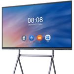 JAV Smart Board, 65" Interactive Whiteboard 4K UHD Touchscreen, All in One Digital Smart Whiteboard Built in Dual System & 13MP Camera for Office Classroom School Home (Wall Mount Included)