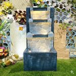 Swarnhouse Wall Step Water Fountain for Indoor & Outdoor | Home Decor Water Fountain | Large Garden Fountain (Article 1)