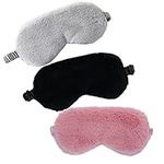 3Pcs Super Soft Plush Sleep Masks E