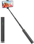 Vproof Monopod Selfie Stick Bluetooth, Lightweight Aluminum All in One Extendable Selfie Sticks Compact Design, Compatible with iPhone 15/14 Pro Max/14 Pro/14/14 Plus/13 Pro Max/13 Pro/13, Galaxy S22