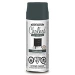 Rust-Oleum Chalked Ultra Matte Spray Paint Multi-Surface DIY Paint for Cabinets, Furniture, Crafts in Charcoal, 340g