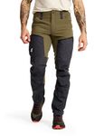 RevolutionRace RVRC GP Pro Pants for Men, Durable Hiking Pants, Dark Olive, XXL