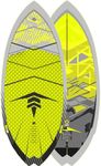 ZUP 4'11" WAKESURF Wakeboard with EVA Foam Grip Pad, Kneeboard, Wakeskate, Water Sports and Surf Board for Beginner and Intermediate Riders, Hornet