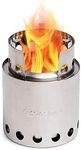 Solo Stove Lite | Portable Camping Hiking, Backpacking and Survival Stove, No liquid fuel needed, Powerful Efficient Wood Burning and Low Smoke, 1-2 People, 304 Stainless Steel, Compact 18 x 14,5 cm