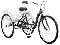 Schwinn Meridian Wheel Trike Bicycle, Black, 14"/One Size