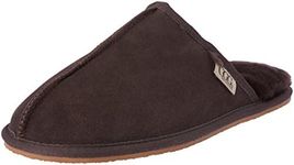 Grosby Men's Buck Ugg Slipper, Choc