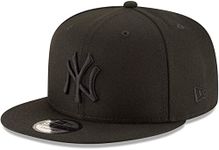 New Era MLB 9FIFTY Adjustable Snapback Hat Cap One Size Fits All (New York Yankees Black), New York Yankees Black, One Size