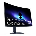 Alienware 32 Curved Gaming Monitor - AW3225DM - 31.5-inch QHD (2560 x 1440) 180 Hz 1ms Display, 1500R Curve, AMD Freesync, VESA AdaptiveSync, VESA DisplayHDR 400, VA Panel, 360° Ventilation