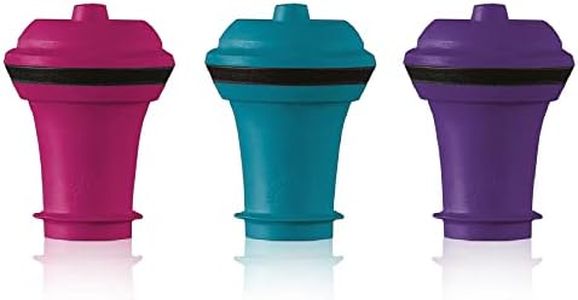 Vacu Vin Vacuum Wine Stopper Pink/Blue/Purple (Set of 3)