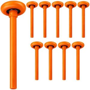 EXERAUO 7" Long Stem Garage Door Rollers 10 Pack - 2" Nylon Wheels with 6200-2RS Sealed Bearings, 7 Inch Extended Stem for Double Tandem Garage Door Hinges, Quiet & Smooth Operation