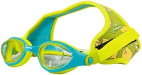FINIS DragonFly Goggles - Kids Swim Goggles for Ages 4-12 with UV Protection, Buoyant Neoprene Strap, and Durable Lenses - PVC- and Latex-Free - Lemon
