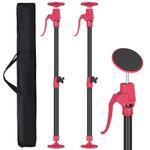 Hocamel Cabinet Jacks for Installing Cabinets, Adjustable Support Pole 19.7" to 45.3" Premium Steel Support Rod, 3rd Hand Support System for Drywall Jack& Cargo Bars, 265 LB Capacity, 2 PCS