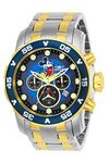 Invicta Mickey Mouse Men's Disney Limited Edition Analog Display Quartz 50mm Stainless Steel Watch, Silver, Black, Gold, (Model: 23769, 32443, 32444, 32448), White, Quartz Watch