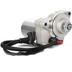 ANCLLO Electric Starter 3 Bolt Top Electric Starter Motor Replacement for 50cc 70cc 90cc 110cc 125cc ATV Quad Dirt Bikes Go Karts