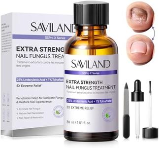 SAVILAND SSPro X Toenail Fungus Treatment Extra Strength: 2X Extreme Nail Repair for Discolored and Damaged Nails Toenail Softener Yellow Toenail Foot Toe Thick Nail Fungus Treatments Solution,1 fl oz
