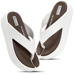 DOCTOR HEALTH SUPER SOFT Women’s Orthopedic Soft Platform Slippers | Ultra-Cushioned Shock Absorbing Footbed | Lightweight Anti-Skid Everyday Wear Comfort Flip Flops for All-Day Support