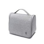 I CASE UV Multi-Utility Bag, Essentials Travel Toiletry Kit Bag for Men & Women, Travel Organizer Case (Grey)