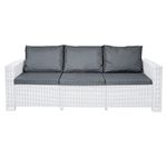 SOFTILLO Waterproof Outdoor Seat Cushions Pad for Keter Allibert California - Comfy Set Cushion Pads For Patio Rattan Furniture - Removable Cover - Water Resistant Material, Foam - 6 Piece - Graphite