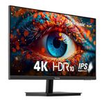 ViewSonic VA2762-4K 27" IPS Monitor 4K, HDMI x2, DisplayPort, Anti-glare, VESA compatible, 10-bit, HDR10, Ergonomic, Eye ProTech