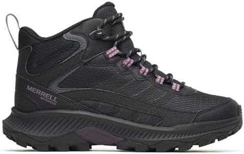 Merrell Women's Speed Strike 2 Mid Wp Hiking Boot, Black, 7M US