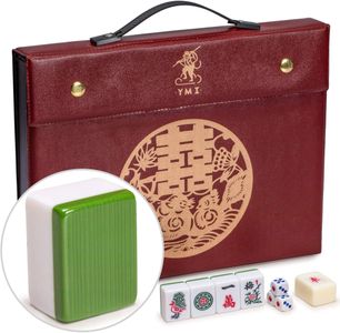 Yellow Mountain Royal Azure Mahjong Set – Classic Tile Game