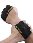 KUTOOK Gym Workout Gloves for Women Weight Lifting Gloves with Palm Protection & Extra Grip Breathable Exercise Gloves for Men Fitness, Black