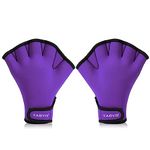 TAGVO Aquatic Gloves for Helping Upper Body Resistance, Webbed Swim Gloves Well Stitching, No Fading, Sizes for Men Women Adult Children Aquatic Fitness Water Resistance Training