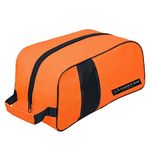 Waterproof Sports Boot/Shoe/Travel Bag for Football Cricket Rugby Golf Toiletry Gym for Men/Women (Orange)