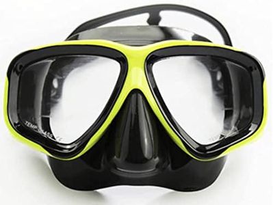 WOWDECOR Swim Goggles Snorkeling Mask, Nearsighted Anti-Fog Diving Mask Black Skirt Snorkeling Gear for Adults Kids Scuba Diving, Spearfishing, Freediving (-650)