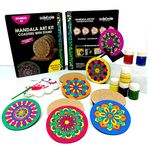 SOLOBOLO Mandala Art kit for Kids Adults,Indian Art Forms Kits,Art & Craft kit Birtday Return Gift for Girls 9-12 12-15,Coloring & Painting kit Using Water Brush