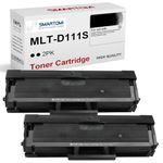 SMARTOMI 2PK MLT-D111S Compatible Black Toner Cartridges Samsung MLTD111S for Used with Samsung Xpress SL- M2026 M2020 M2070 M2022 M2071 Series Printers (Packaging May Vary)