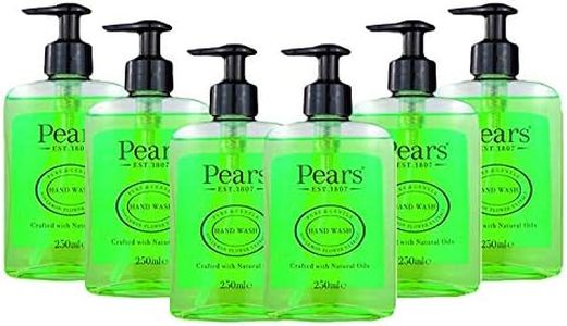Pears Natural Hand Wash with Lemon Flower Extract, Pump Bottle, Soap Free, 8.45 Ounce (Pack of 6)