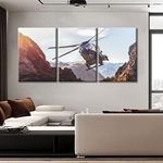 TUMOVO 3 Panels Canvas Wall Art for