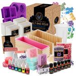 CraftZee Large Soap Making Kit| DIY Soap Kit| Make Your own Soap with All Soap Supplies and Accessories Included |DIY Homemade Soap