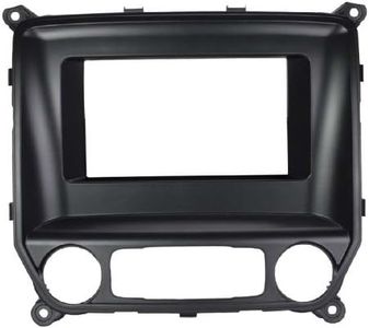 Scosche GM5211B Compatible with 2014-18 Chevrolet Silverado / GMC Sierra ISO Double DIN & DIN+Pocket Dash Kit Black