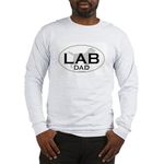 CafePress LAB DAD II Long Sleeve T Shirt Men's Long Sleeve T-Shirt Ash Gray