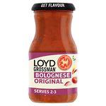 Loyd Grossman Bolognese Original Cooking Sauce, 350 g Jar (Pack of 1)