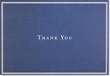 Navy Blue Thank You Notes (Stationery, Note Cards, Boxed Cards)