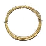 Beadsnfashion Golden Plated Brass Craft Wire for Jewellery Making, Beading, Flower Making, Hobby and School Crafts Projects - 10 Mtrs, 20 Gauge (0.90 mm)